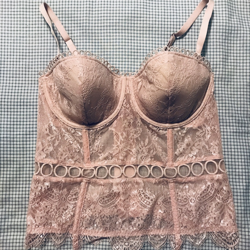 Beautiful baby pink corset